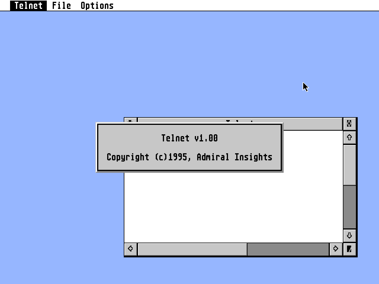 Telnet — screenshot 1